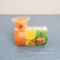 4 oz / 113g Snack Cup OEM Fruit Cocktail en jarabe